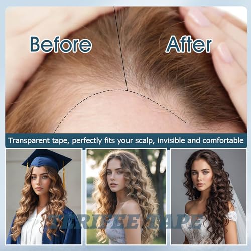 180PCS Double Sided Hair Extension Tape - 1.57 x 0.31 Inch Blue