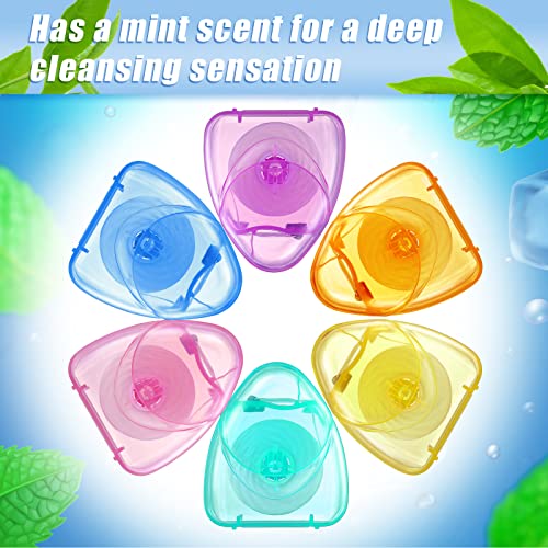 Patelai 24 Boxes Dental Floss Bulk Pack - 54 Yards Mint Waxed Mini Travel Size Picks for Adults
