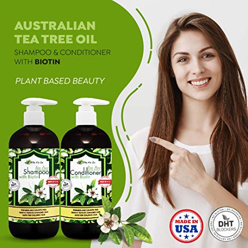 Vita A to Zee Tea Tree Oil & Biotin Shampoo and Conditioner Set