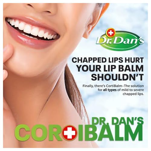 Dr. Dans CortiBalm Lip Balm Patented Formula 0.14 Ounces (3-Pack)