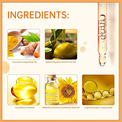 Kurchugo Turmeric Serum — Dark Spot Corrector for Face & Body, 1 Fl Oz