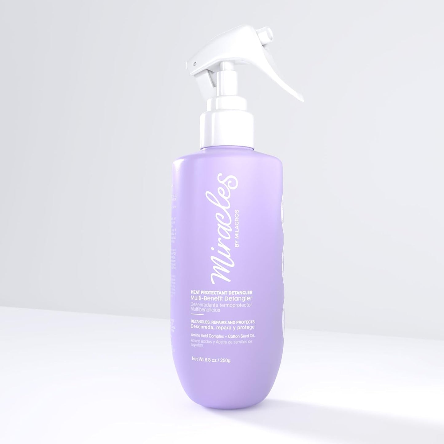 Thermal Hair Protector & Detangler - Multi-Benefit Anti-Frizz Formula | Hydrating, Softening & Strengthening - Protects Up to 230°C