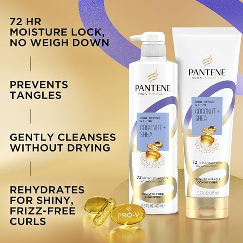 Pantene Pro-V Miracles Curl Define & Shine Shampoo 13.5 FL OZ