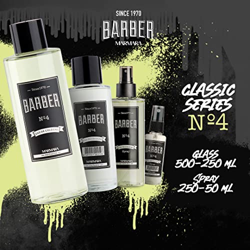 Barber Marmara Eau de Cologne Spray for Men - After Shave Fragrance (400 ml)
