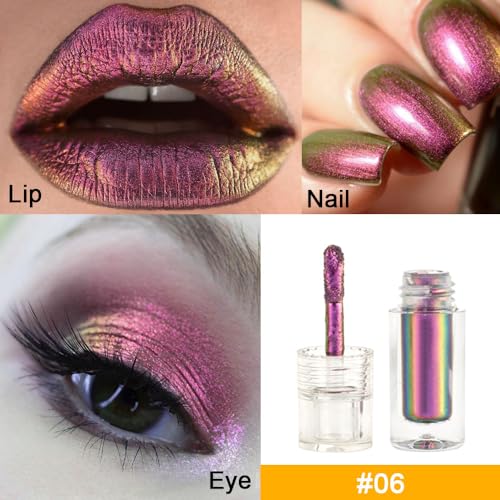 Duochrome MultiChrome Chameleon Liquid Metallic Eyeshadow #06 by AMY'S DIARY