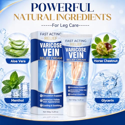 JOYAONE Varicose Veins Cream for Fast Relief & Circulation - 150g