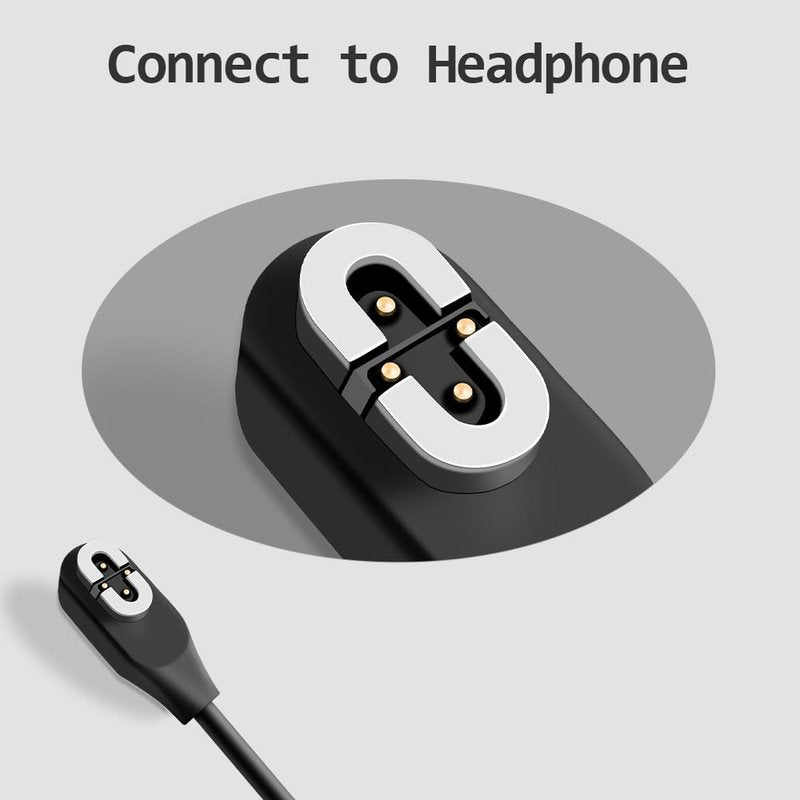 MQDITH Charging Cable Compatible with AfterShokz OpenSwim Pro, USB Charger Cord Replacement Compatible with Shokz Open Swim Pro/S710 Headphones [2 PCS]
