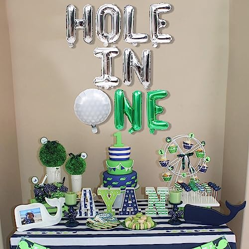 Hole in One Golf 1st Birthday Balloon - 18 Inch Foil Decoration