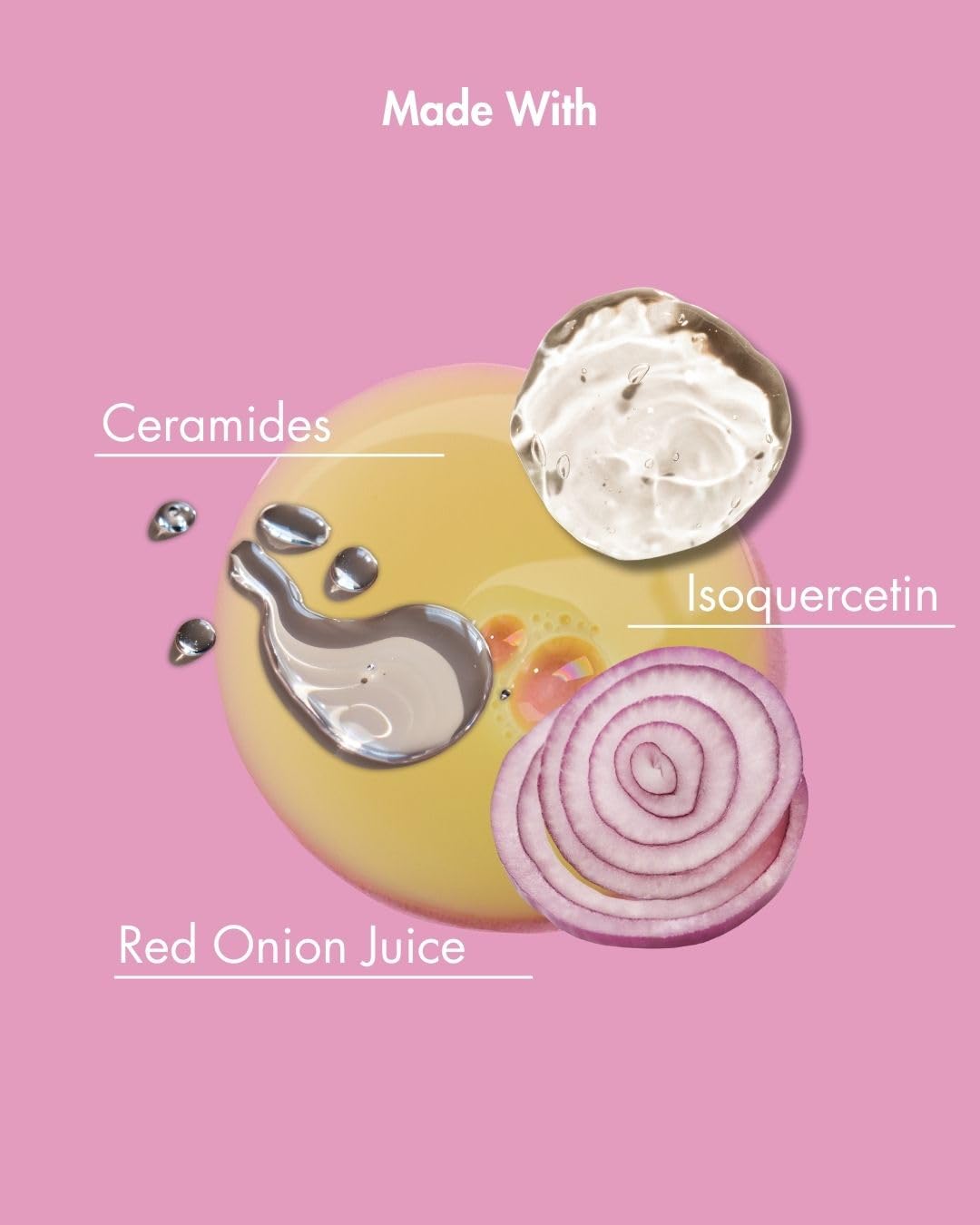 As I Am Onion Water - 16 oz - with Red Onion, Ceramides & Isoquercetin - Helps Support Healthy Hair Growth