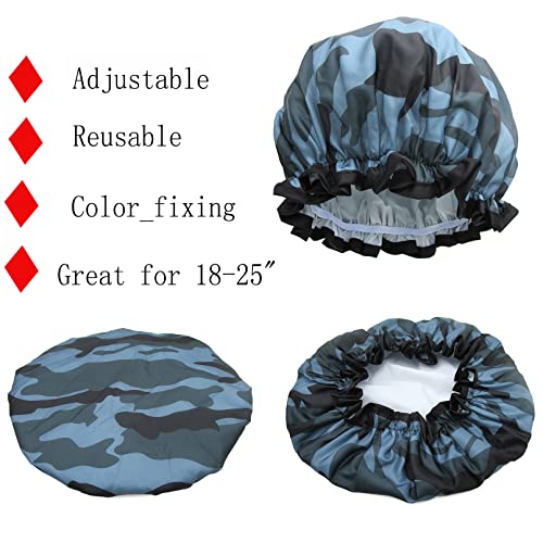 Shower Cap for Men Women Spa Home Use,Hotel and Hair Salon
