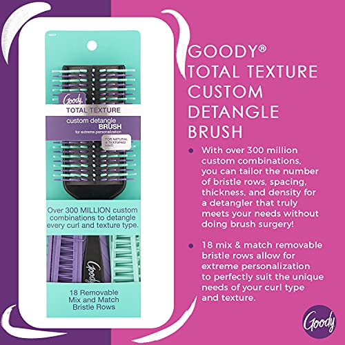 Goody Total Texture Custom Detangle Brush - Personalize Your Hair Care