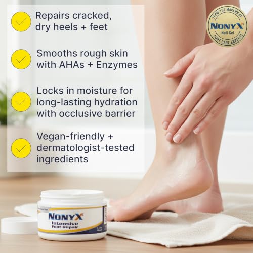 NONYX Intensive Foot Repair Balm for Dry, Cracked Heels