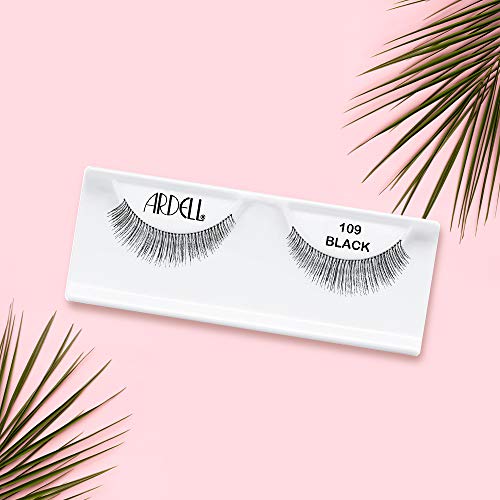 Ardell Natural False Eyelashes 109 Black Reusable Strip Lashes 4 Pack