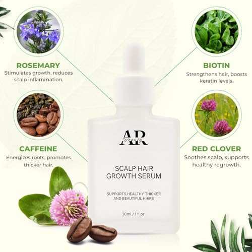 Scalp Hair Growth Serum - Nourishing Formula with Rosemary & Biotin