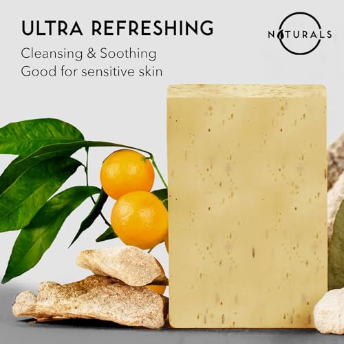 O Naturals Citrus Men's Soap Bar - Exfoliating & Moisturizing, 7.76 oz