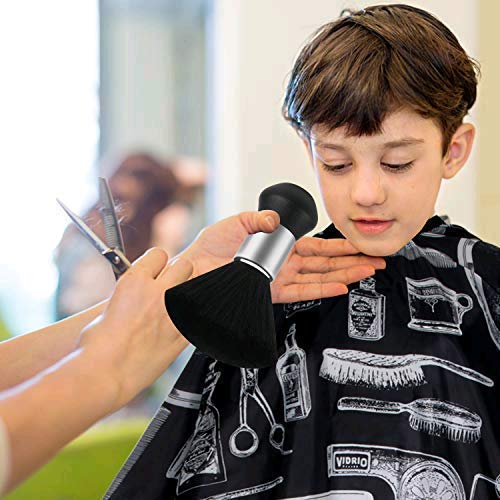 Professional Barber Cape with Neck Duster Brush - 47x56 inches