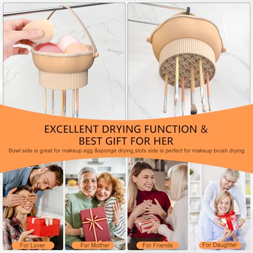 Senbowe 3-in-1 Silicone Makeup Brush Cleaner Mat & Bowl