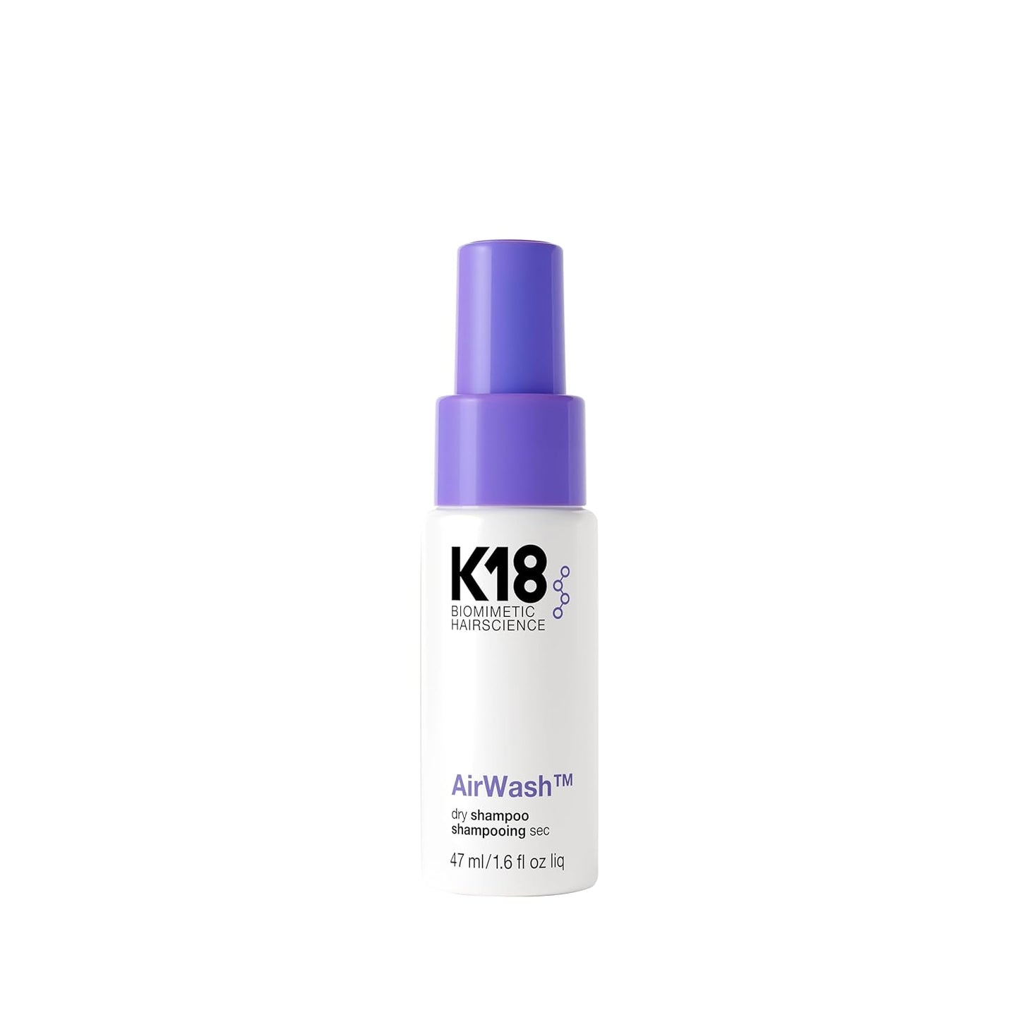 K18 AirWash™ Dry Shampoo - Non-Aerosol Formula for Balanced Scalp & Oil Control | 5 oz