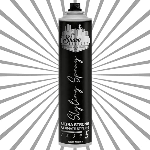 The Shave Factory Ultra Strong Styling Spray - Regular Hold 400ml