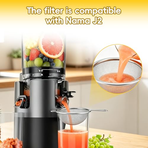 304 Stainless Steel Juice Strainer for Nama J2 - Mini Fine Mesh Filter