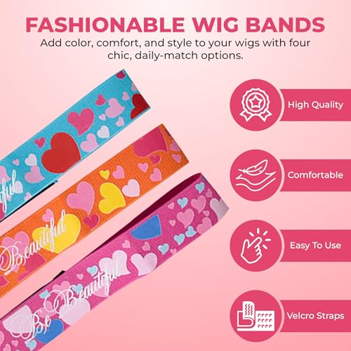 Flawless Lace Hair Accessories Set - 3 Edge Bands & Strong Glue (Variation 5)