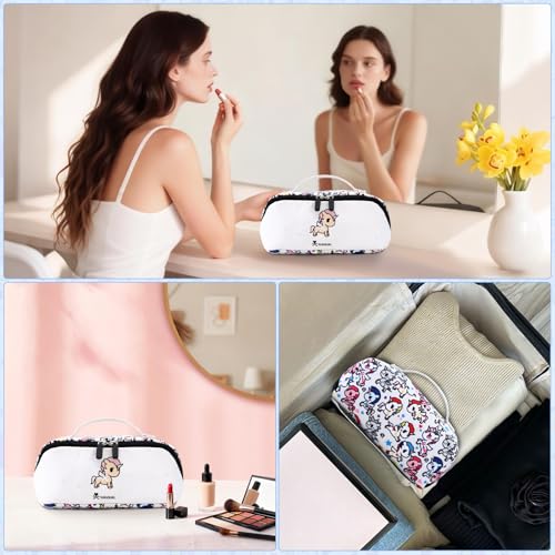 tokidoki Unicorno Large Capacity Makeup Bag - Colorful Beige