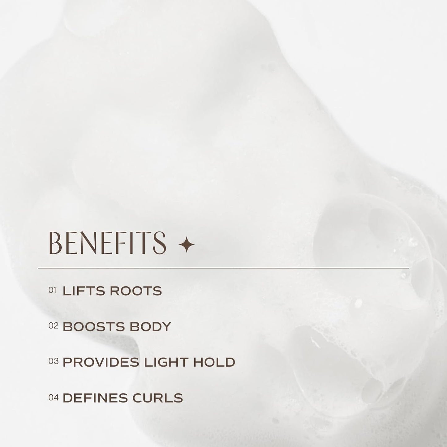 Natural I Create Lift Volumizing Foam - Non-Toxic, Cruelty-Free Haircare | 2.37 fl oz (70 ml)