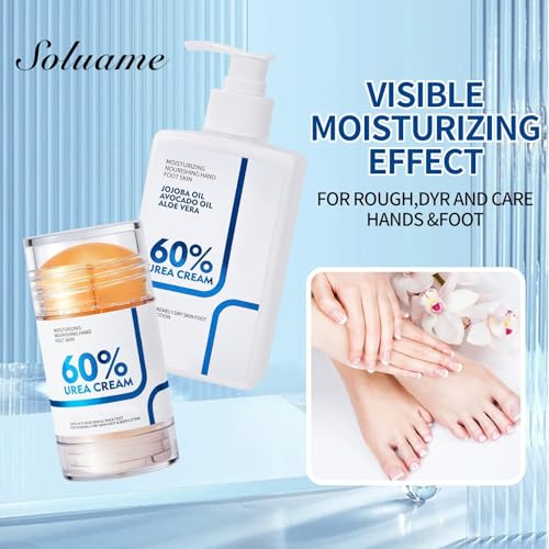 NIZENTA 60% Urea Cream Body Lotion & Foot Cream for Dry Skin