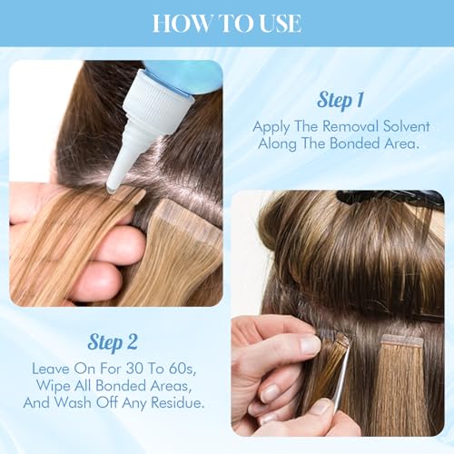 Dolahair Tape-In Extension Remover Spray with 120 Replacement Tapes