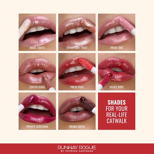Runway Rogue Plumping Lip Oil - Center Stage, Tri-Peptide Formula