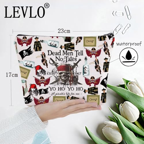Dead Men Bag - Jack Sparrow Cosmetic Makeup Bag for Pirate Lovers