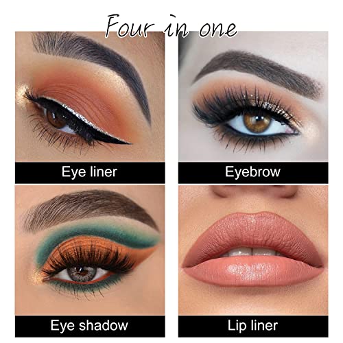 TWOMODE 13-Color Multi-Functional Eye & Lip Pencil Set for Makeup