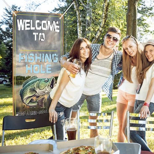 Fishing Hole Door Banner - DIY Welcome Decor for Parties