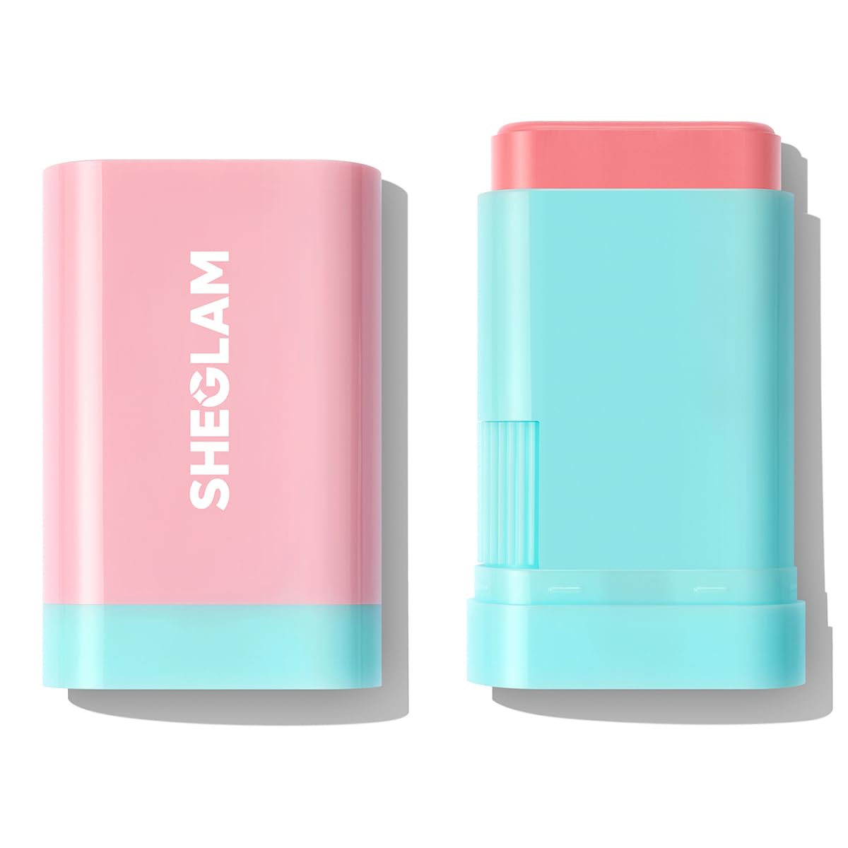 Glass Glow Blush Stick - Waterproof Cream Blush for Cheeks & Lips | Hydrating Tinted Moisturizer - Pink Lemonade
