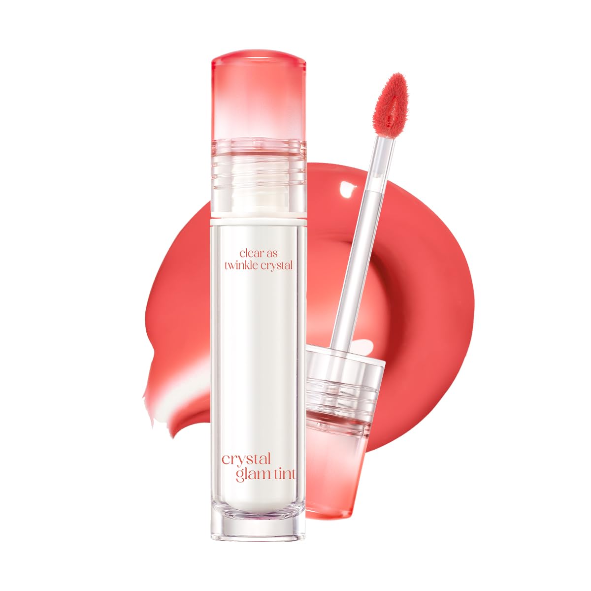 CLIO Crystal Glam Tint - Glossy Lip Tint with Long-Lasting Color | Lightweight Non-Sticky Stain in Daily Mauve