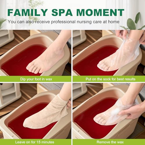 300PCS Extra-Large Disposable Foot Covers for Moisturizing & Spa Care