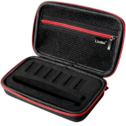 LinMei Travel Shaver Case for QP2724/90, QP2834/70 & More – Red+Black Hard Carrying Case