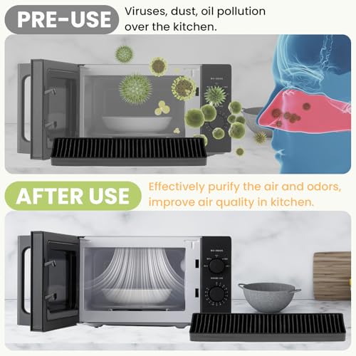2-Pack WB06X10807 Charcoal Microwave Filter for GE Models