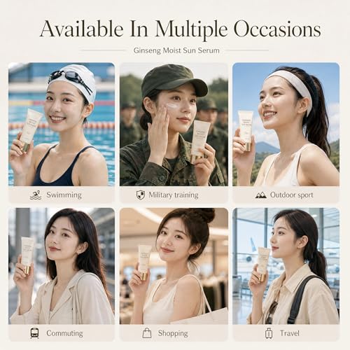 Clear Face Sunscreen SPF 50 - Travel Size Non-Greasy Serum (1 Pack)