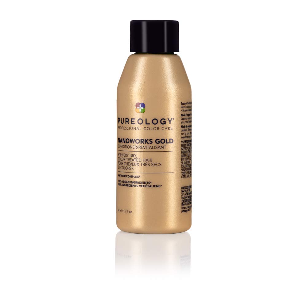 Pureology Nanoworks Gold Conditioner - Nourishing Formula for Very Dry, Color-Treated Hair | Sulfate-Free & Vegan