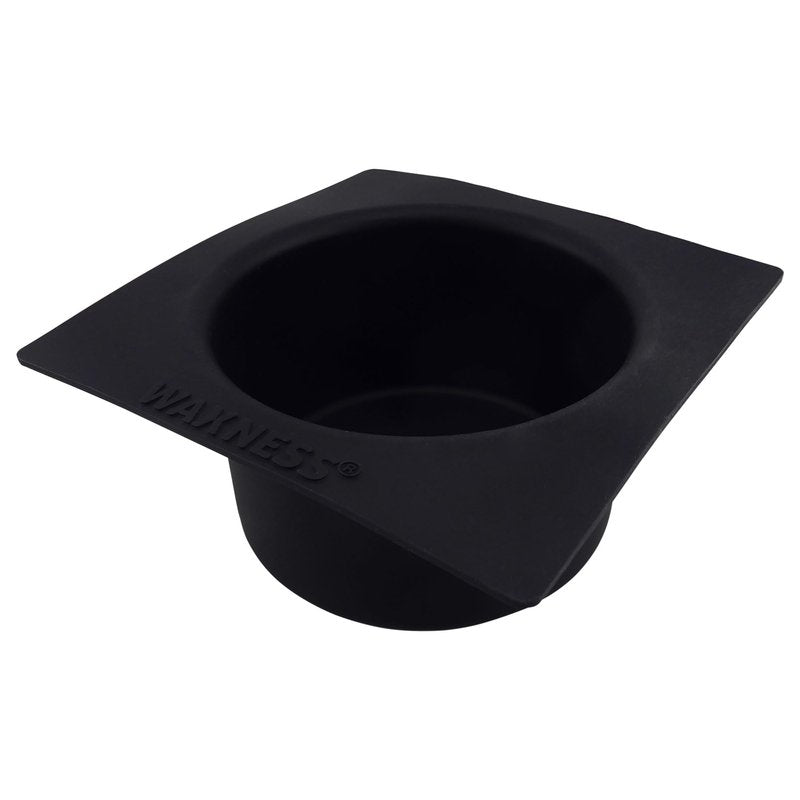 Waxness Non-Stick Silicone Bowl Inserts for Wax Warmers – Black, Fits 1 lb Warmers (WN-5001 & WN-5002), Pack of 2, Easy Clean Flexible Wax Pot Liners for Professional Use.