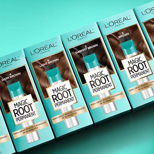 L'Oreal Paris Magic Root Hair Color Kit 5A Medium Ash Brown - 2 Count