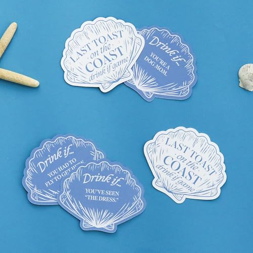 Last Toast on the Coast Drink If Party Game Cards - Set of 24