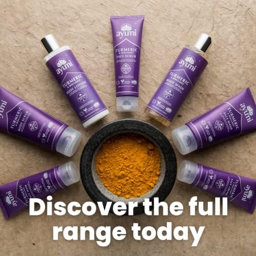 Ayumi Turmeric Body Scrub with Papaya & Argan Oil - 6.77 Fl oz