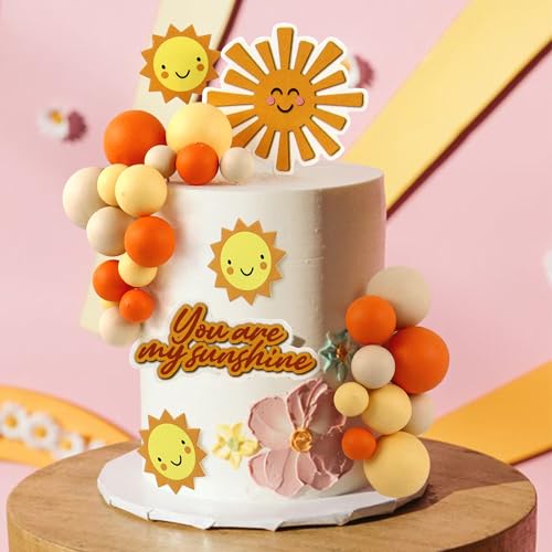 Ercadio 38-Pack Multicolor Cake Toppers for Birthday Parties