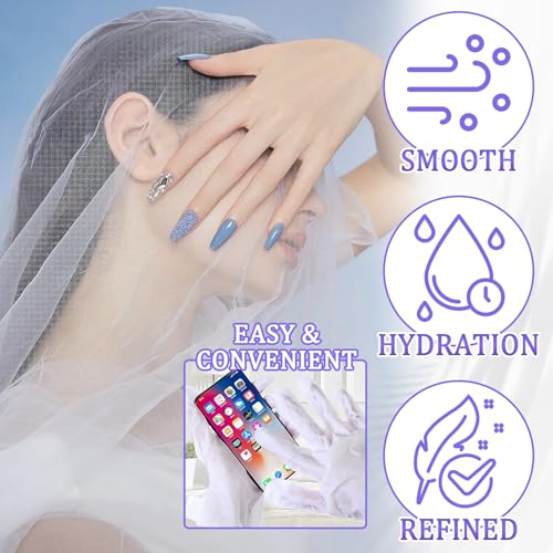 LJYBoBin 6 Pack Moisturizing Hand Masks for Dry Skin, Hydrating Gloves for Women