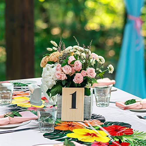 Irenare Hawaiian Luau Tablecloths - 3 Pack, 54x108 in, Tropical Design