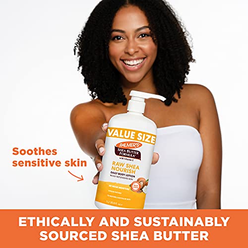Palmer's Raw Shea Body Lotion - 33.8 Oz for Dry Skin