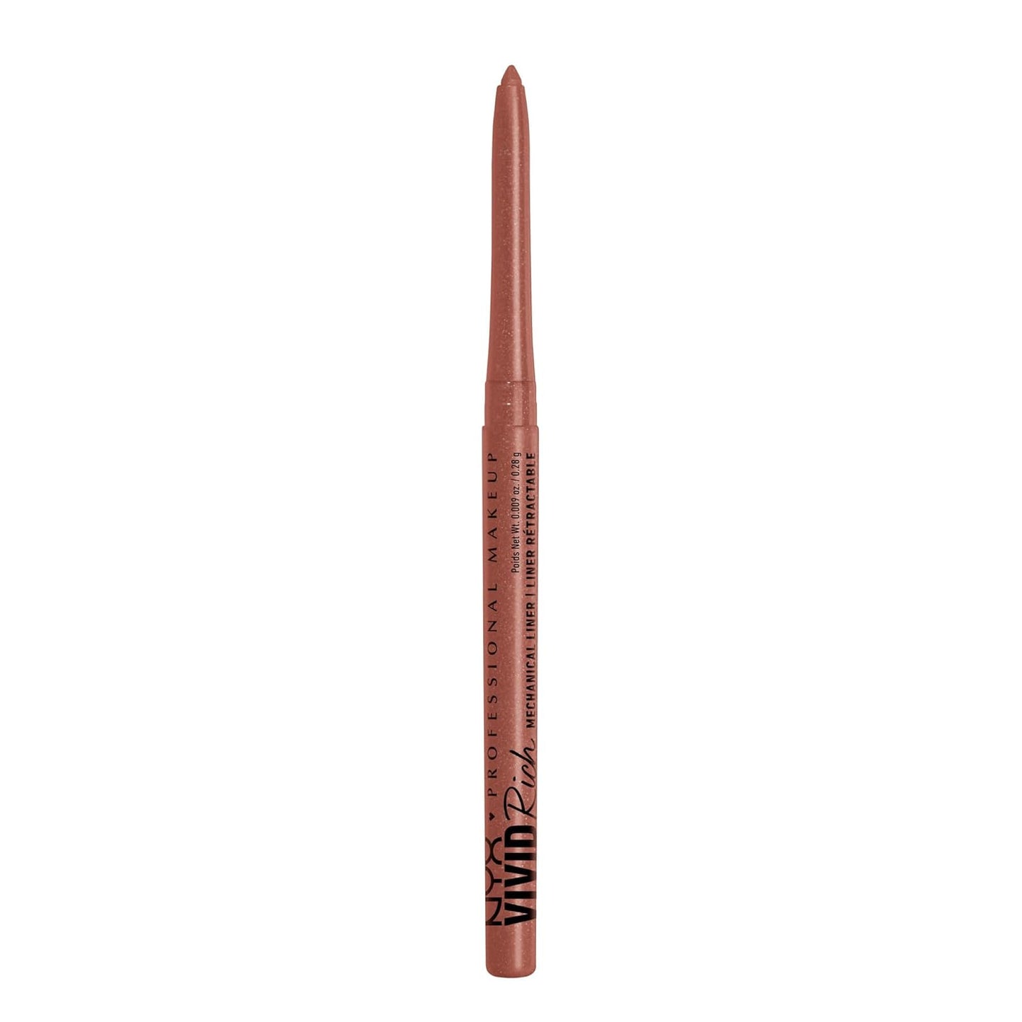 NYX Vivid Rich Mechanical Eye Pencil - Creamy Retractable Eyeliner in Smokin Topaz | Brown Color