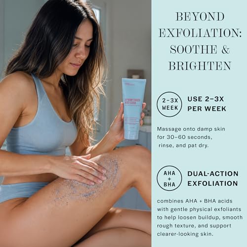BASE LABORATORIES Ingrown Hair & KP Exfoliating Scrub with AHA & BHA